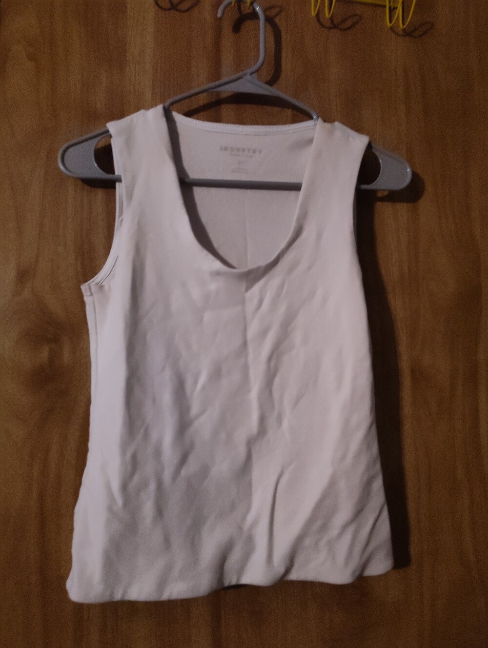 Women's White Scoop Neck Tank Top - Classic Lightweight Layering